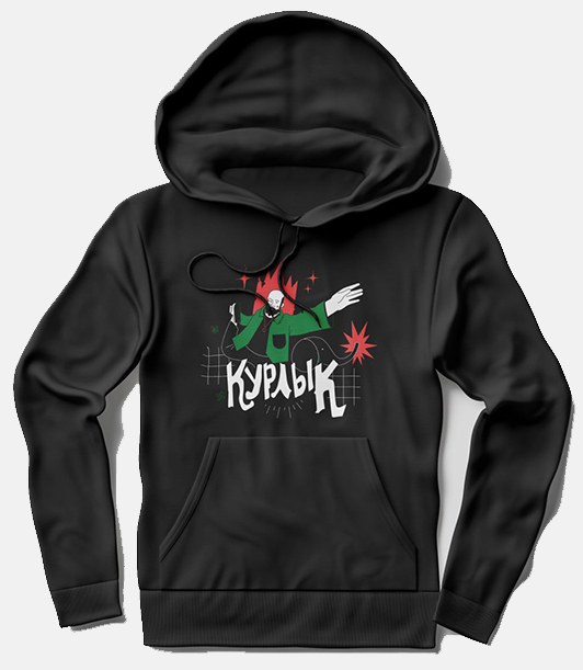 Худи Курлык Зеленый слоник